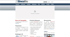 Desktop Screenshot of eincobio.com.br